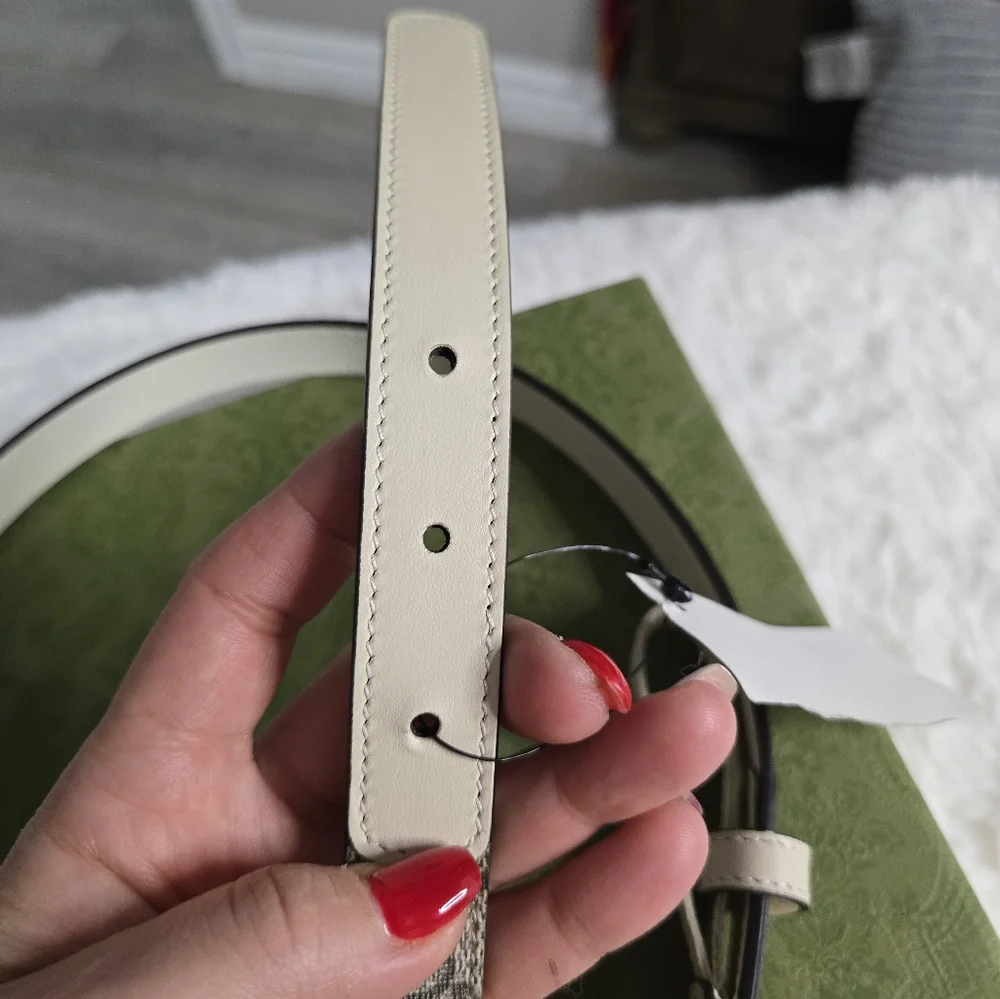 Gucci - GG Supreme leather belt BNWB